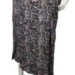 ALLSAINTS  Tate Misra Snake Print Maxi Dress Asymmetric Photo 3