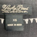 Lucky Brand Women’s Black & White Crepe Embroidered Dress Size XS Fiesta Photo 3