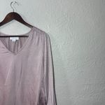 Velvet Graham & Spencer Satin Top XS Modal Rose Minimalist Luxury USA Valentine Pink Photo 3