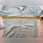 Talbots Button Down Shirt, Sea Horse Pattern, Size Large Photo 4