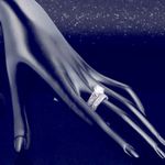 Boutique NEW 2‎ ct Solitaire Simulated Diamond Engagement Ring Set, Size 6 Photo 8