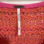 Free People  Womens Hot Tropics V Neck Sweater Pullover Long Sleeve XS Photo 5