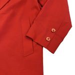 London Fog VINTAGE USA Maincoats Trench Coat Women's Size 10 Long Red Classic Photo 9