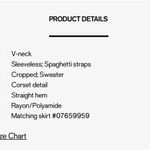 EXPRESS Black Herringbone Cropped Sweater Tank Photo 3