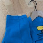 St. John Yellow Label Casual Jersey Knit Jacket in Turquoise Blue size Medium Photo 6