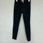 frame denim Frame Le Skinny De Jeanne Noir Coated Jeans size 27 Photo 1