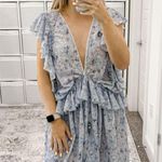 IXIAH Ruffle Tassel Mini Dress Size 2 Photo 1