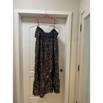 Hutch  Olani Dress Womens 2XL Black Floral Maxi Bow Front Smocked Back Pockets Photo 6