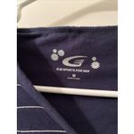 Michigan Wolverines Women's M Striped Hooded Shirt Size M G Photo 2