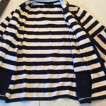 Banana Republic striped sweater jacket Photo 12