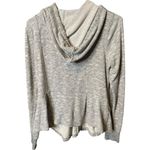 Anthropologie  Saturdau Sunday Peplum Grey Knit Zip Up Sweatshirt from Size Med Photo 2