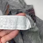 ZARA Trafaluc S Gray Floral "ME IS ALL YOU NEED" Distressed Cold Shoulder Top Sm Photo 9