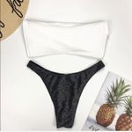 Boutique ribbed bandeau bling bikini swimsuits Photo 4