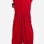 Lauren Ralph Lauren Jumpsuit XL NWT Simran Necktie Choker Cut Out Red Party Photo 8