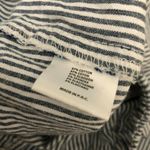 Brandy Melville John Gault Womens Crop Pants Pull On Striped Navy Blue White Size XS Photo 3