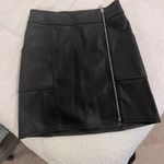 EXPRESS Faux Leather Mini Skirt Photo 3