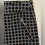 Soho Apparel Black and White Floral Beachy Patterned Pants Photo 3