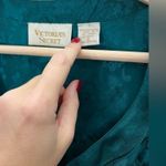 Victoria's Secret Gold Label Vintage  Emerald Green Sleep Shirt Pajama Top Size S Photo 3