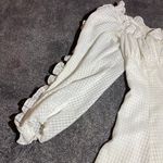 C/MEO COLLECTIVE $125  Perfect Part Mini White Long Sleeve Dress ( M ) Photo 3