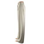ZARA Women's Beige High Rise Pleated Wide Leg Baggy Trousers Dress Pants Size S Photo 1