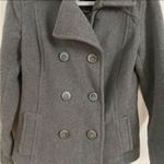 Aeropostale gray double breasted peacoat wool blend Size Medium Photo 5