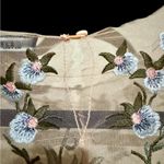 ZARA  Light Pink Floral Embroidered Sheer Top Photo 8