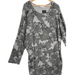 Bryn Walker New  Dress Womens Small Alanna French Terry Floral Cocoon Tunic Photo 8