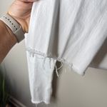 AGOLDE  Riley High Rise Straight Crop in‎ Sour Cream Size 30 Slim Stretch Raw Hem Photo 4