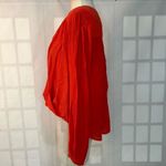 Free People  Long Sleeve wrap high low Top Size Small Photo 6