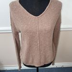 Hippie Rose Light Brown Button Up Sweater Photo 0