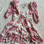 For Love & Lemons Rosalyn Mini Dress Pink Photo 5