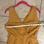 Sienna Sky Mustard Yellow  Cropped Wide Leg Jumpsuit Photo 5