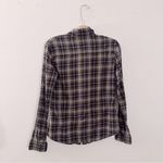 James Perse Standard  Flannel Plaid Button Up Shirt Photo 4