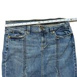 Old Navy Vintage Y2K Women’s Flare Denim Maxi Skirt Ultra Low Waist Sz 6 Grunge Girl Photo 5