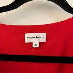 superdown REVOLVE  Mia Ruffle Tie Dress in Red Size XS Photo 5