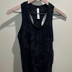 Athleta NWT  Momentum XXS Tank Top Seamless Black Paisley Racerback Photo 5