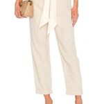 L'Academie NWT  Mina Linen Bow Tie Pants Size Large Photo 0