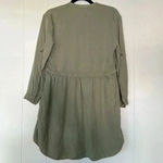 ZARA  Z1975 Denim Women’s Khaki Beaded Shirt/Dress Z2 Photo 1