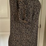 Old Navy L Womens T Shirt Animal Print Black Brown Short Sleeve Stretch Photo 4
