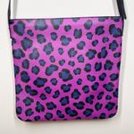 Vera Bradley Slim Trim Hipster Crossbody Bag Purple Leopard Spot Faux Leather Photo 7