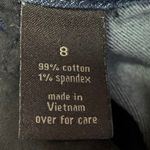 The Limited  Denim 917 Blue Dark Wash Mid Rise Stretch Jean Short Size 8 Photo 3