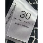 Sanctuary  Social Crop Skinny Jeans Black White Print Size 30 Standard Rise nwt Photo 13