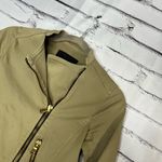 ZARA  BASIC Tan Cargo Utility Jacket XS Full Zip Asymmetrical Y2K Streetwear Photo 6
