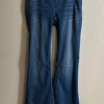 Free People Blue Flare Wide Leg Jeans Photo 9