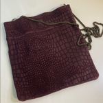 Free People  Burgundy Suede Crossbody Photo 2