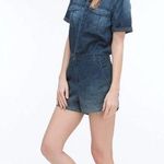AG Adriano Goldschmied Adriano Goldschmied The Rhoda Denim Utility Romper M45 Photo 0