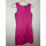 Carole Little Sleeveless 100% Linen Shift Dress Pink Size 4 Wedding Guest Photo 1
