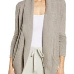 Barefoot Dreams  Womens Beige Shawl Collar‎ Open-front Soft Girl Cardigan XS/S Photo 0