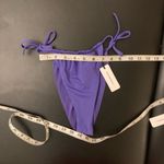 We Wore What Ruched Bandeau Bikini Sapphire Blue XS NWT Photo 13