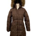 Eddie Bauer  Premium 700 Fill Goose Down Puffer long  Jacket Coat Brown size 3X Photo 1